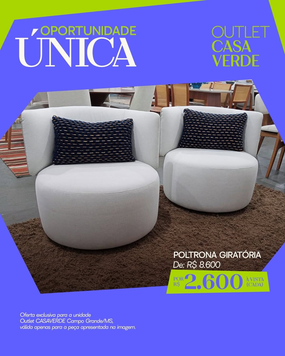 Post 3 by Outlet Móveis Casa Verde MS on Instagram (carousel)