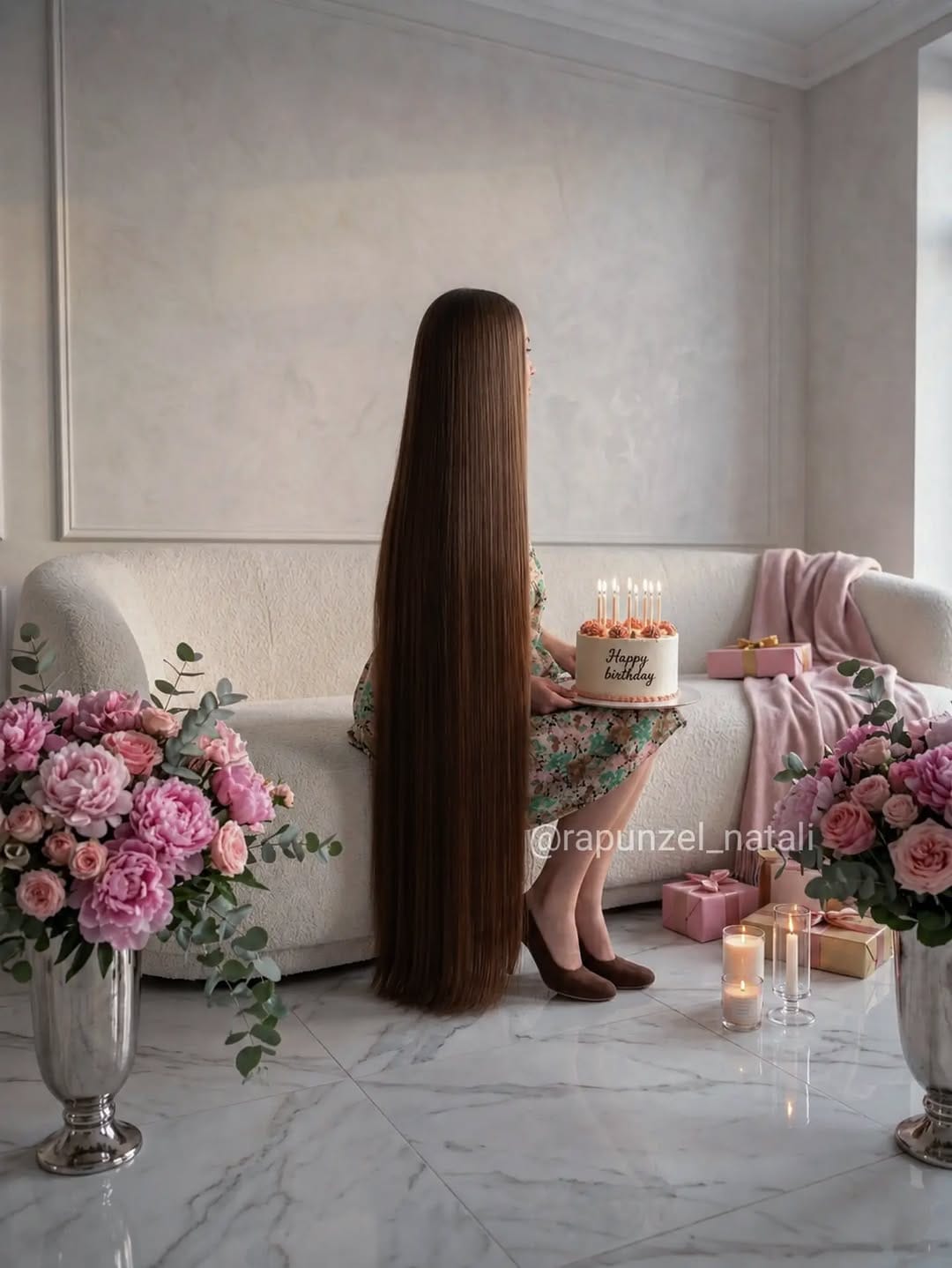 Post 4 by ❤️Long Hair model | Content Creator | Influencer | Rapunzel🌿 on Instagram (image)