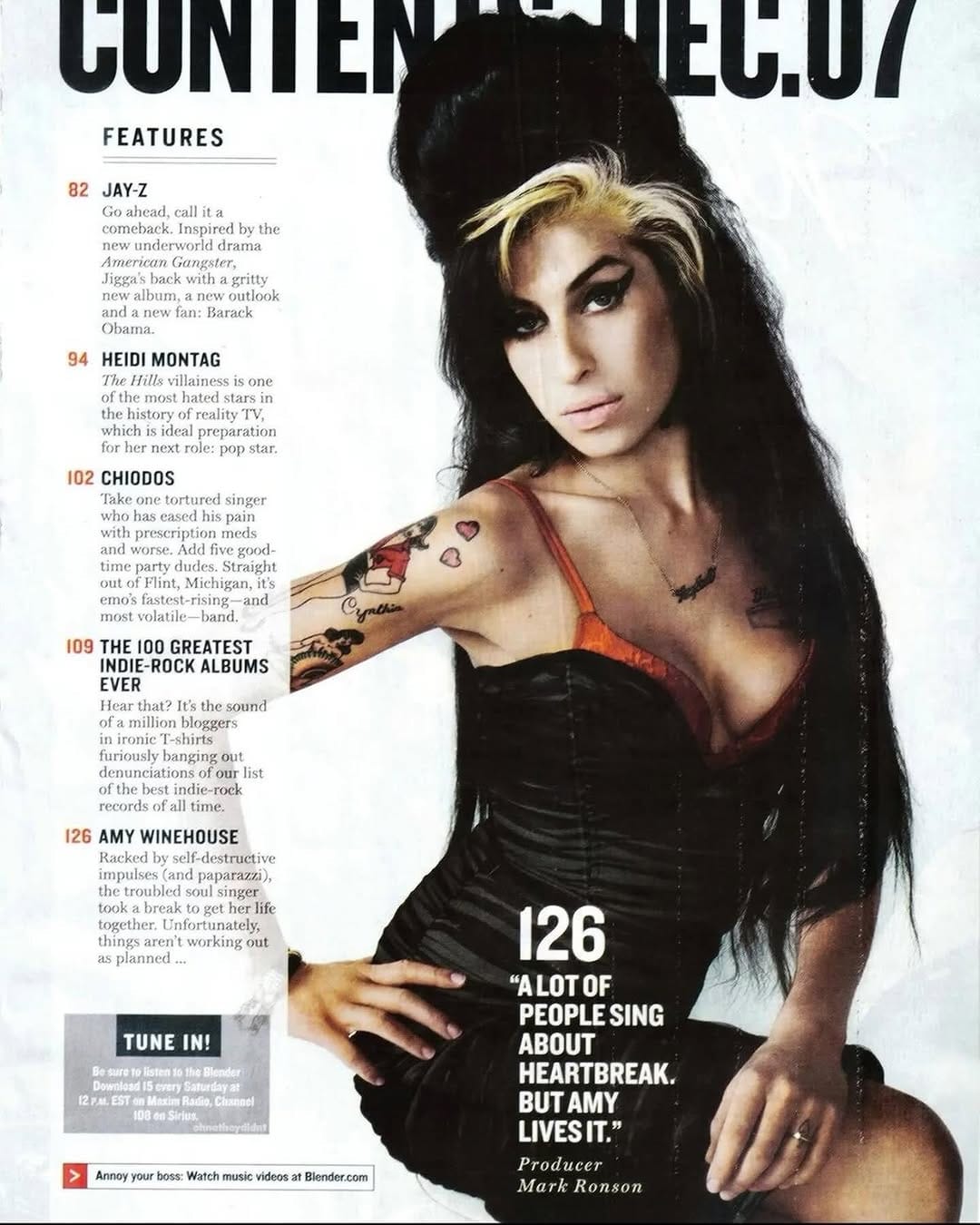 Post 6 by Amy Winehouse on Instagram (image)