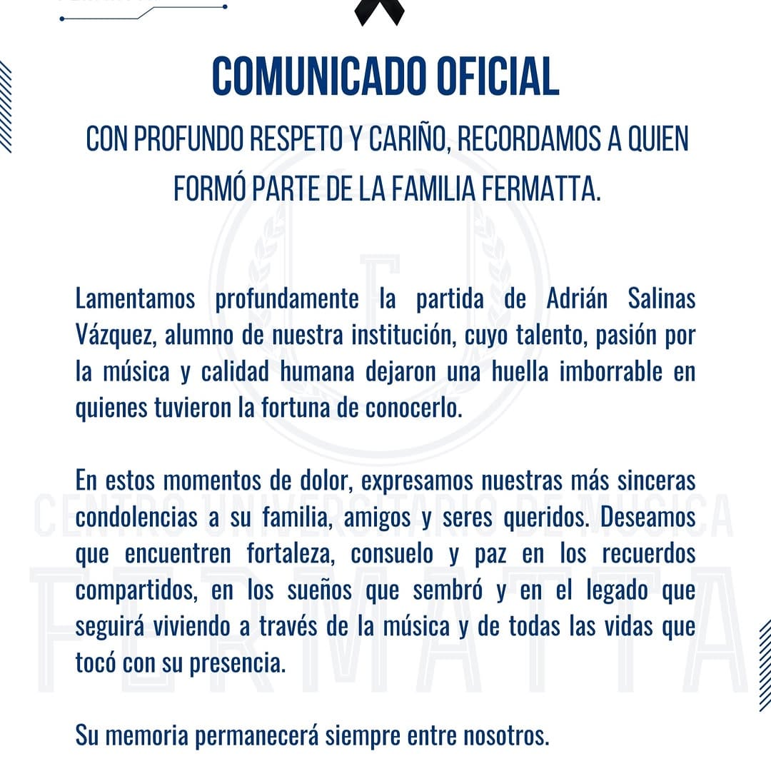 Post 1 by Centro Universitario de Música Fermatta on Instagram (image)