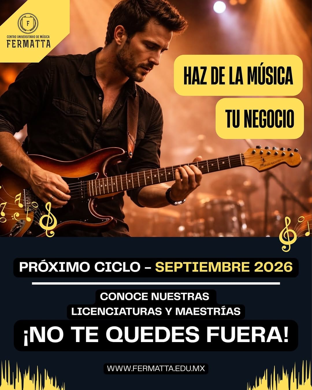 Post 2 by Centro Universitario de Música Fermatta on Instagram (image)