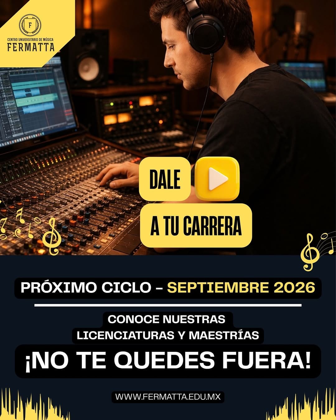 Post 3 by Centro Universitario de Música Fermatta on Instagram (image)