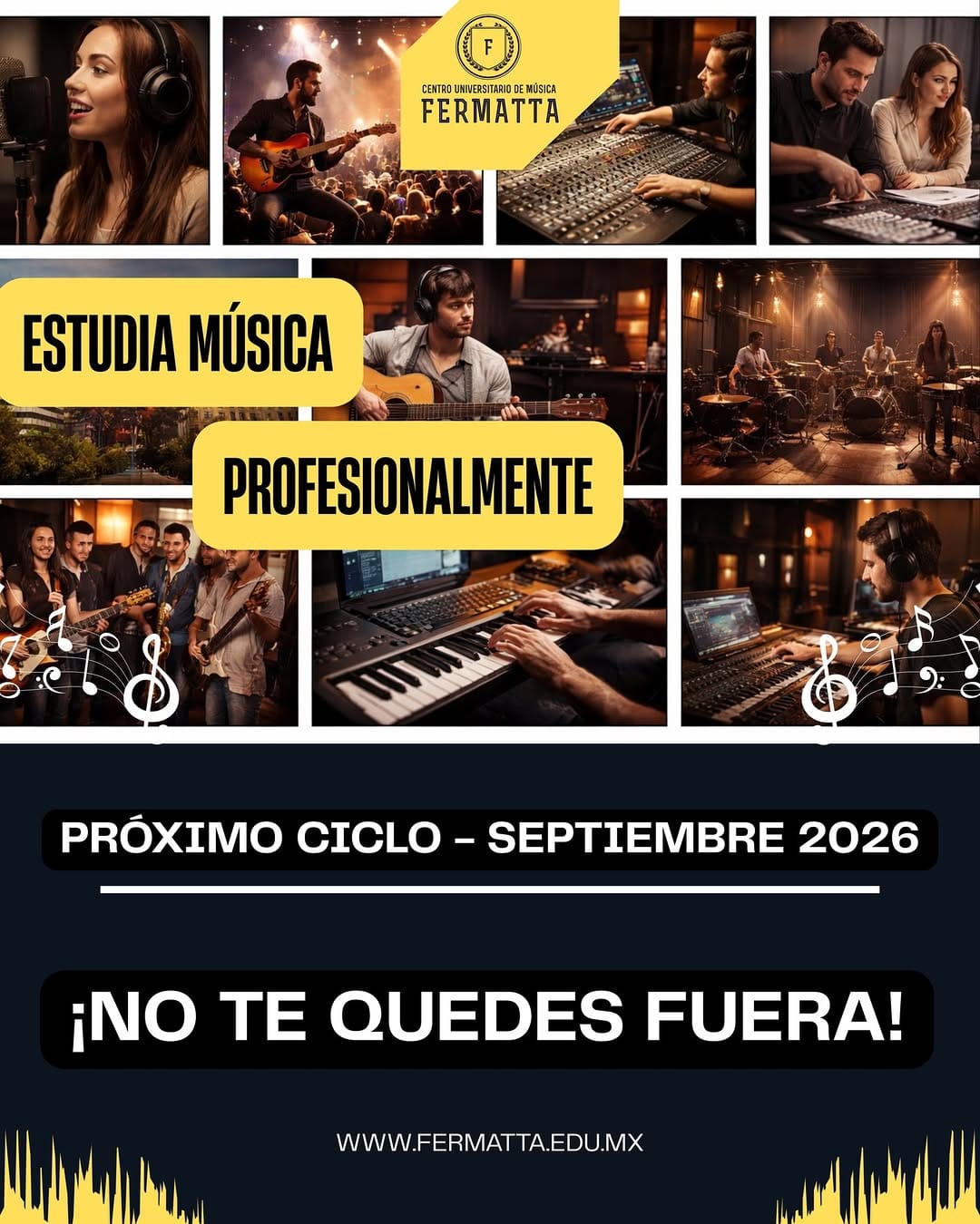 Post 8 by Centro Universitario de Música Fermatta on Instagram (image)