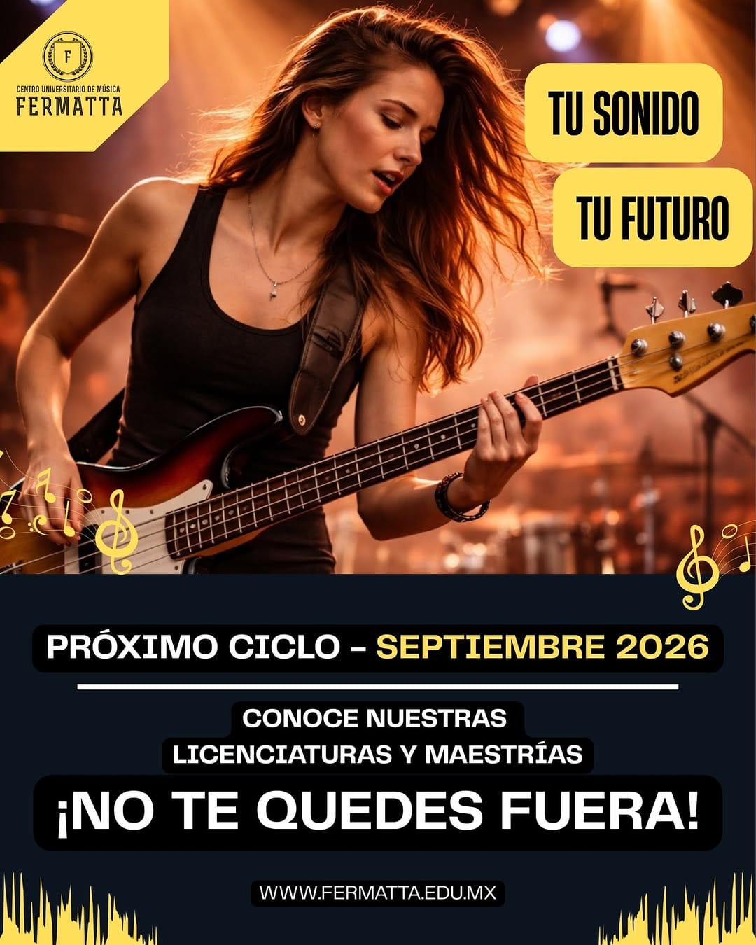 Post 6 by Centro Universitario de Música Fermatta on Instagram (image)