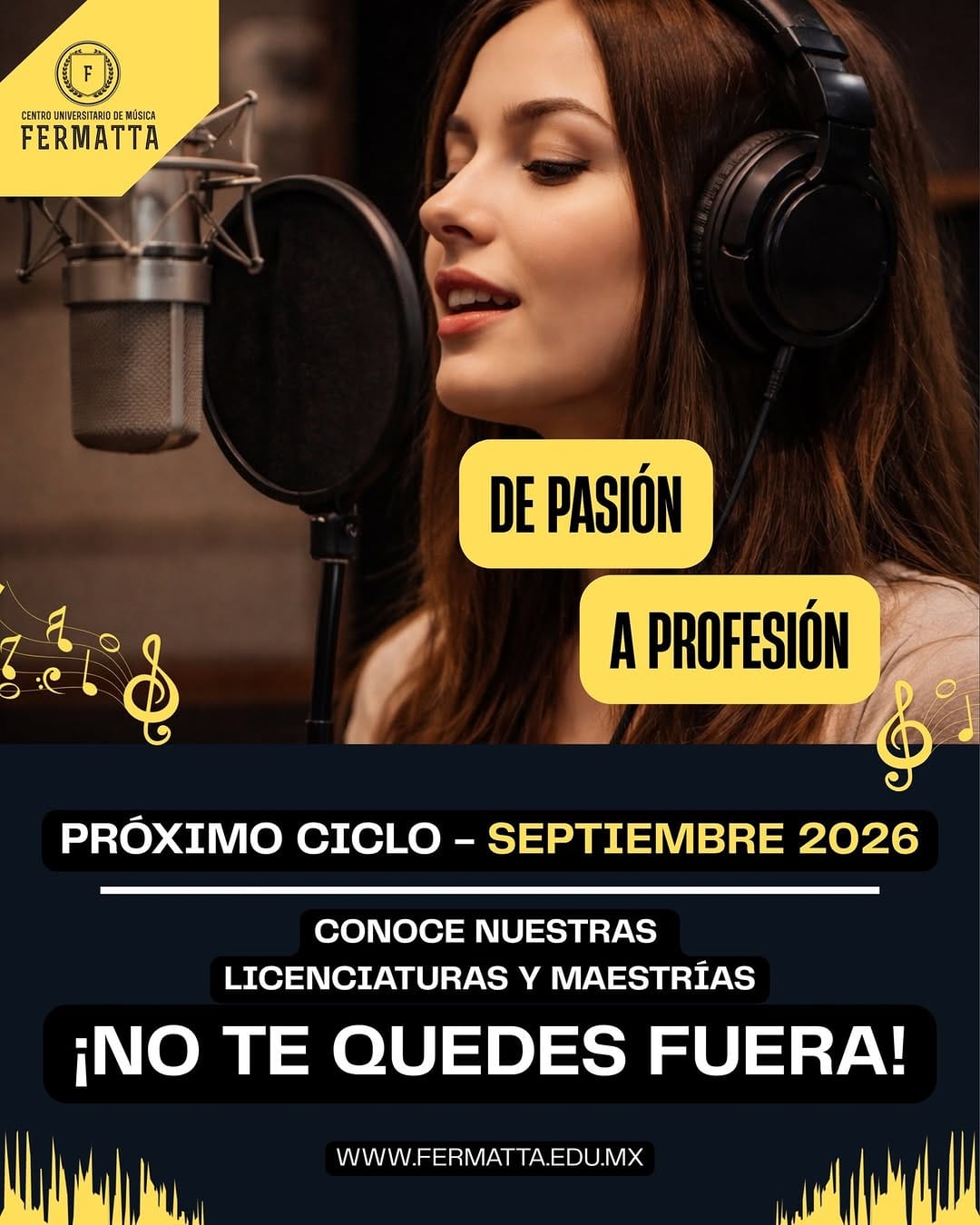 Post 5 by Centro Universitario de Música Fermatta on Instagram (image)
