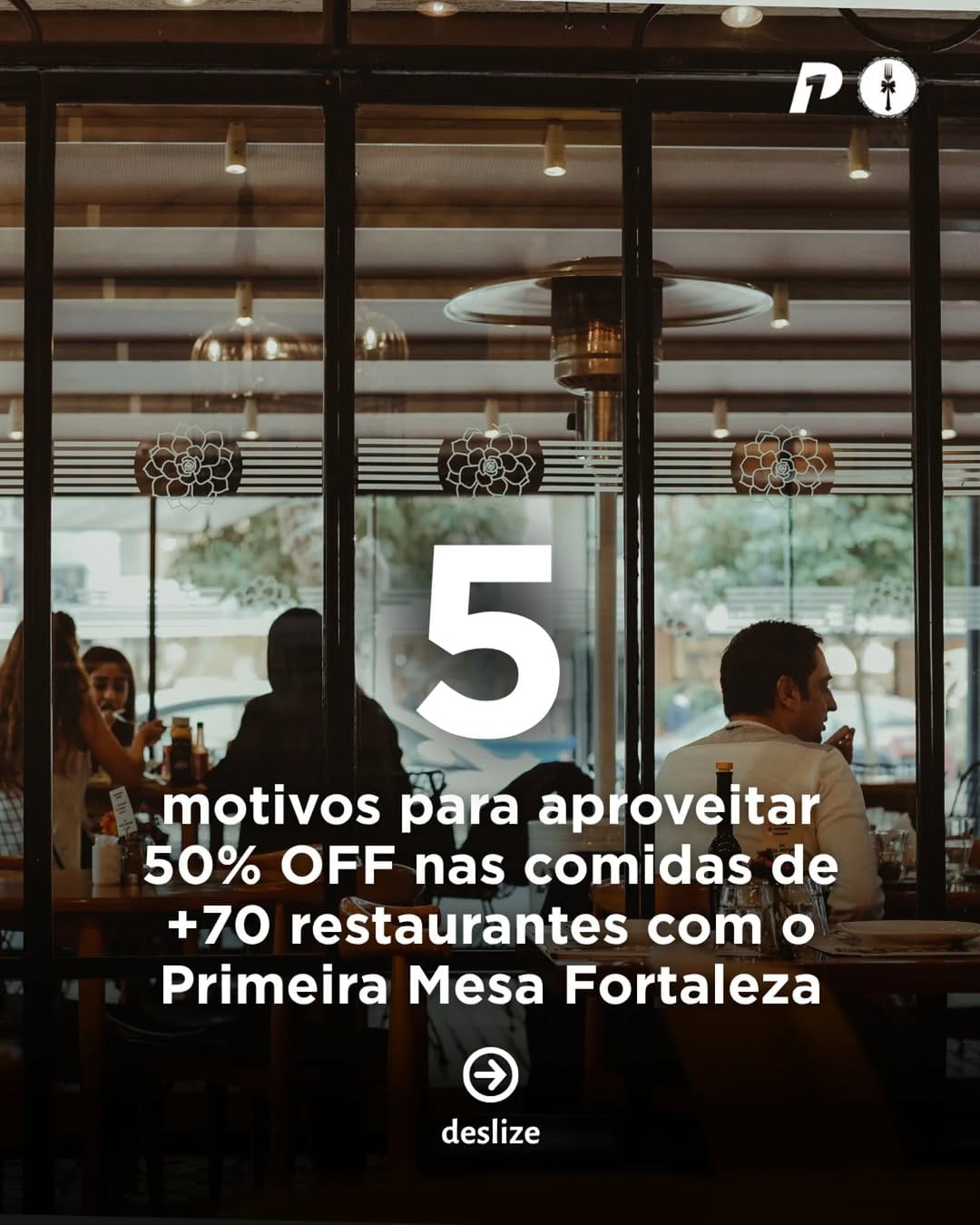 Post 9 by Restaurantes em Fortaleza 50% OFF on Instagram (carousel)