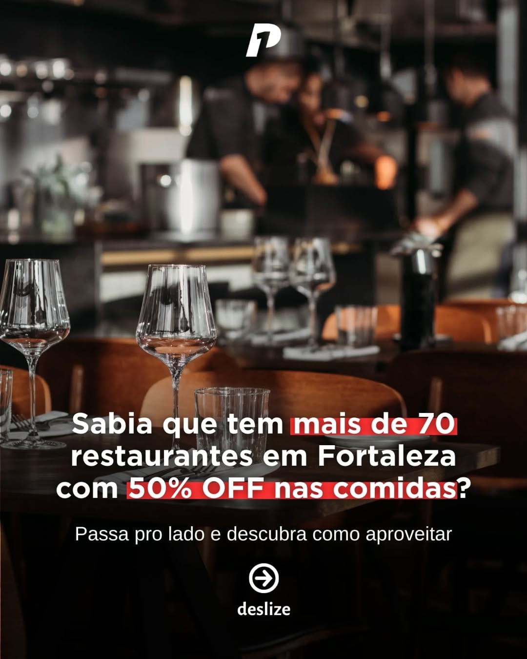 Post 10 by Restaurantes em Fortaleza 50% OFF on Instagram (carousel)