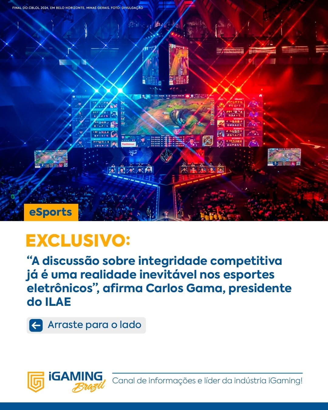 Post 5 by iGAMING BRAZIL on Instagram (carousel)