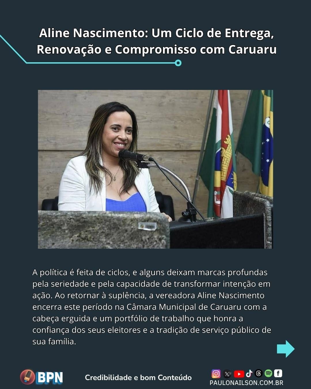 Post 5 by Aline Nascimento on Instagram (carousel)