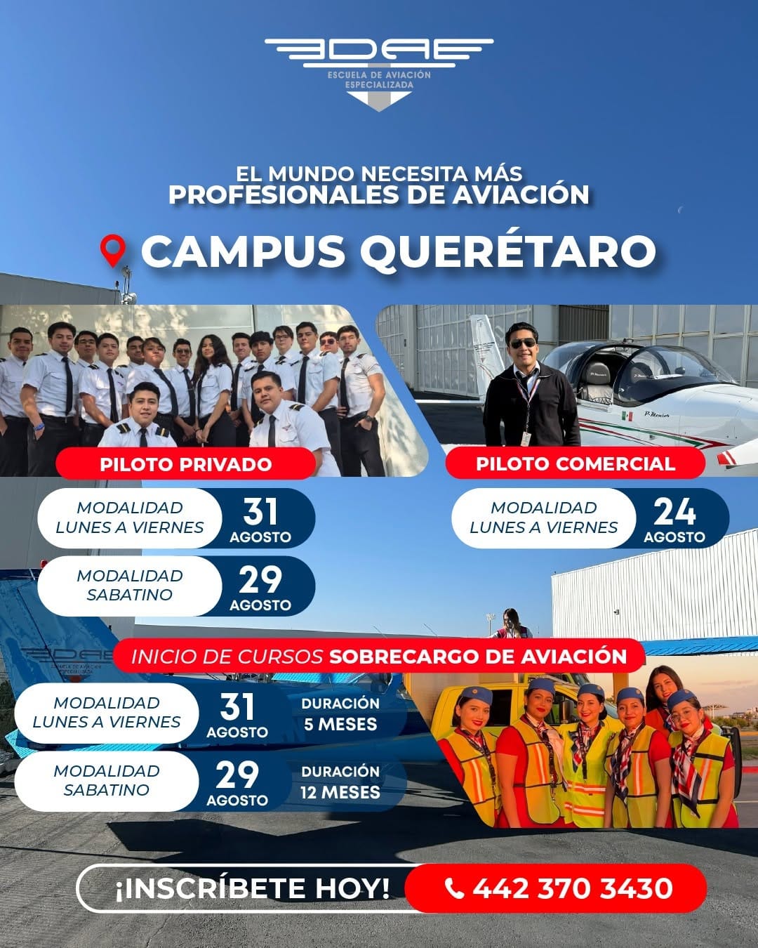 Post 9 by EDAE Escuela de Aviación on Instagram (image)