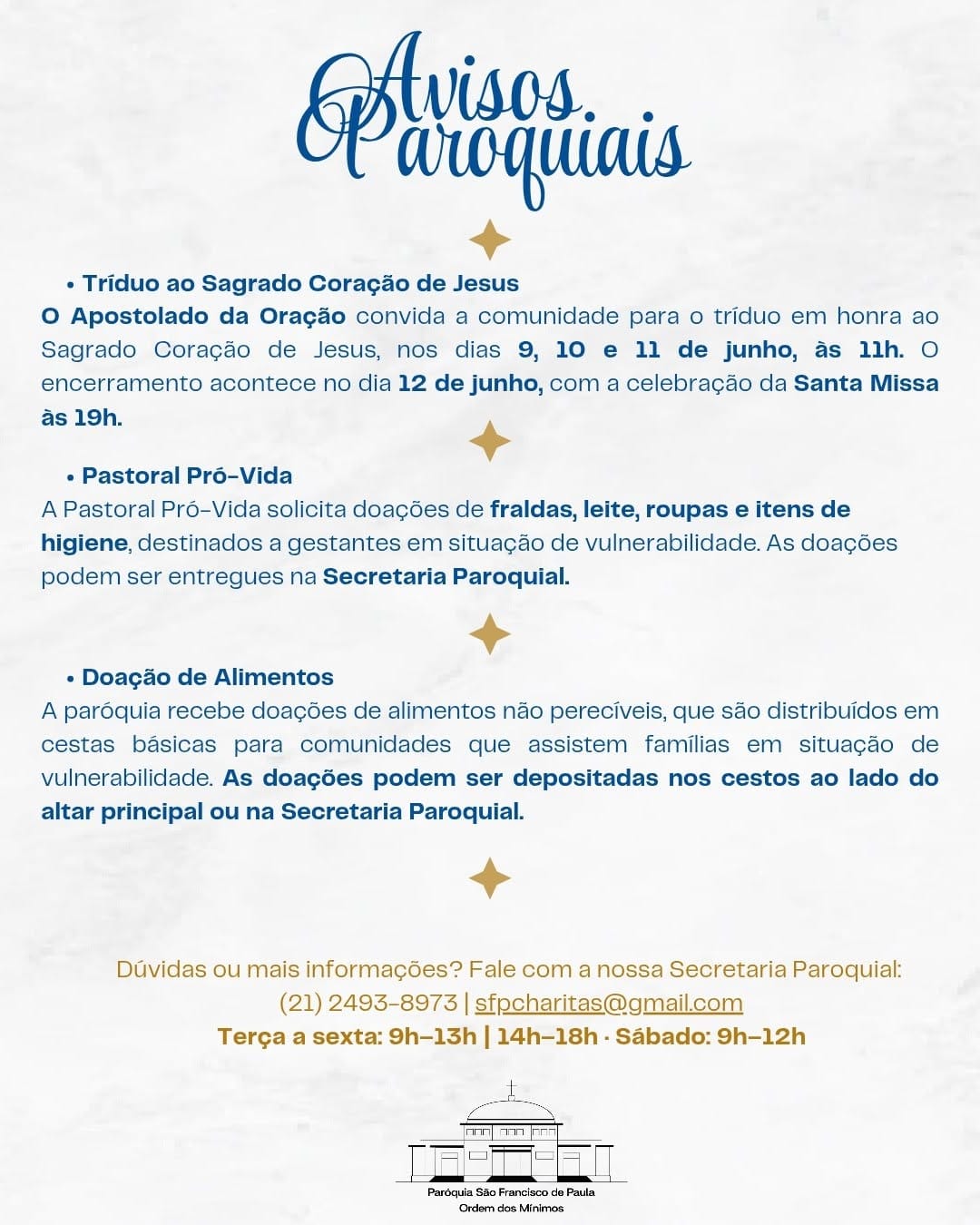 Post 2 by Paróquia São Francisco de Paula on Instagram (image)