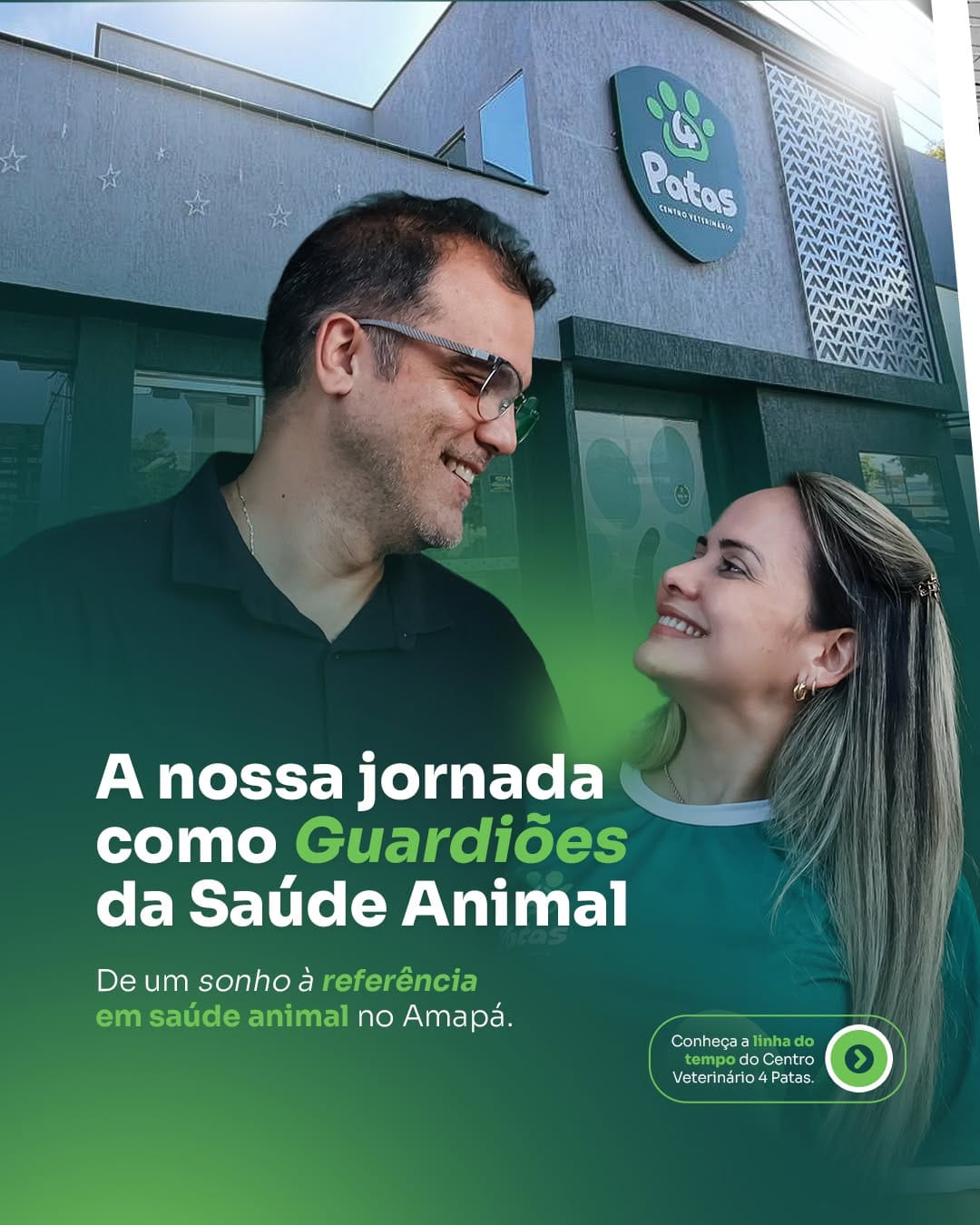 Post 8 by Centro Veterinário 4 Patas on Instagram (carousel)