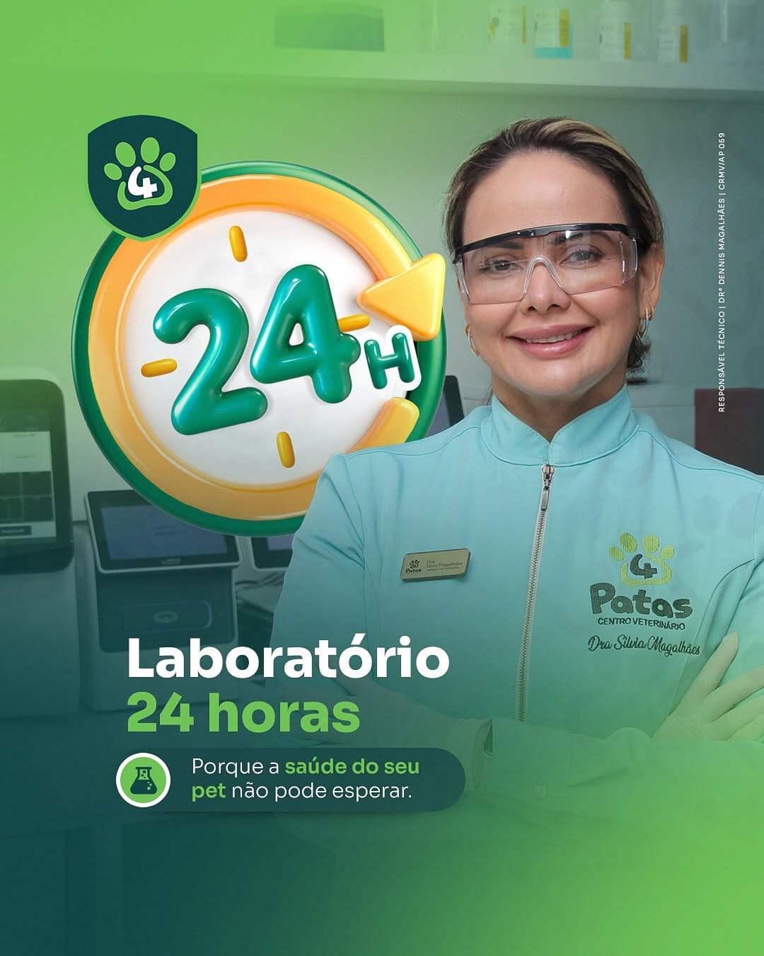 Post 9 by Centro Veterinário 4 Patas on Instagram (carousel)