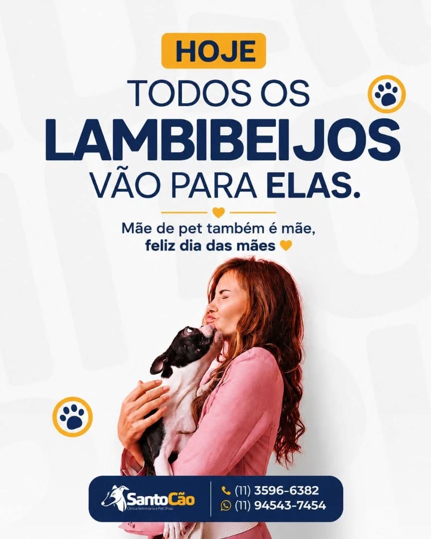 Post 2 by SANTO CÃO - Clínica Veterinária e Pet Shop on Instagram (image)