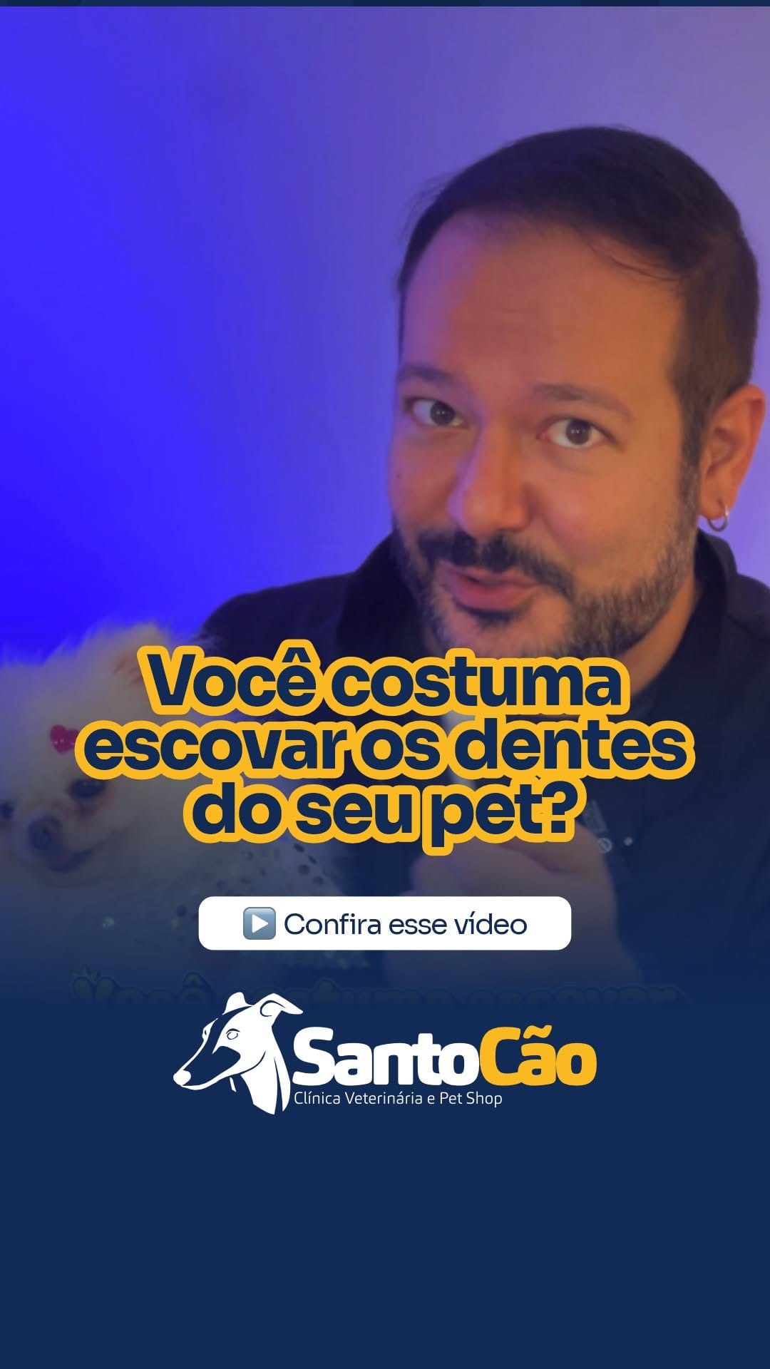 Post 10 by SANTO CÃO - Clínica Veterinária e Pet Shop on Instagram (video)