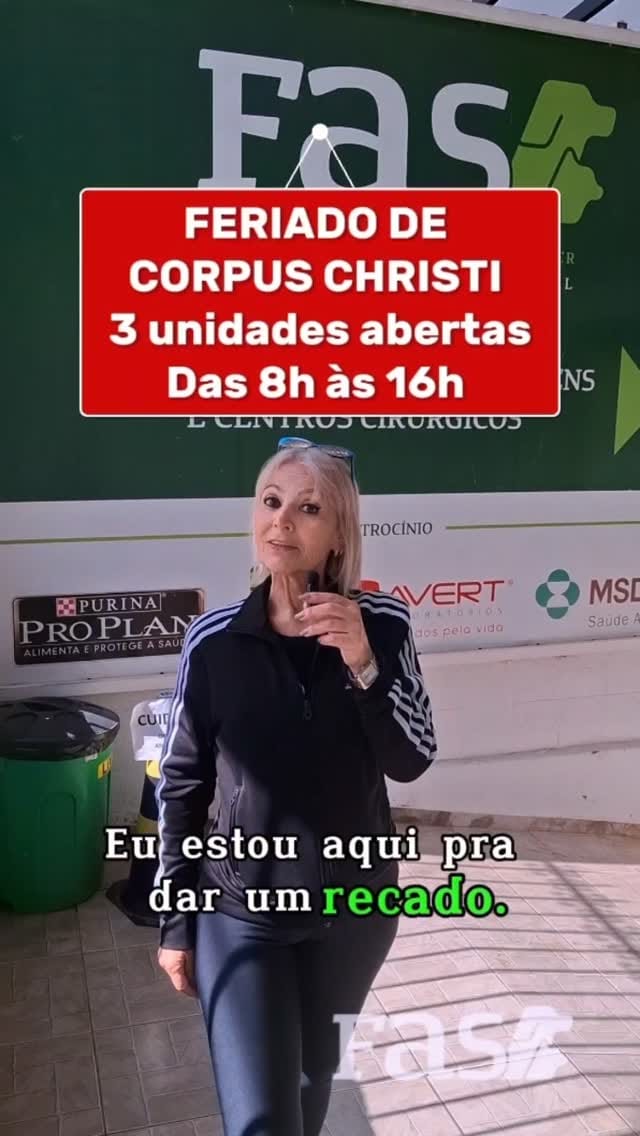 Post 3 by FAS - Medicina Veterinária on Instagram (video)