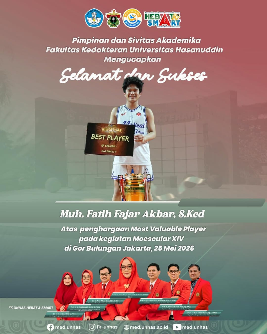Post 8 by Faculty of Medicine UNHAS on Instagram (image)