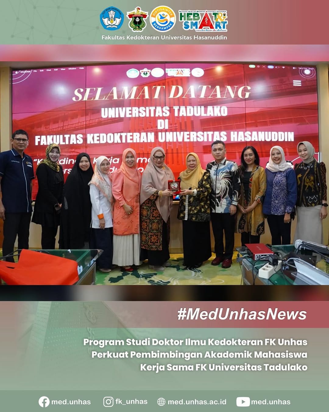 Post 3 by Faculty of Medicine UNHAS on Instagram (carousel)
