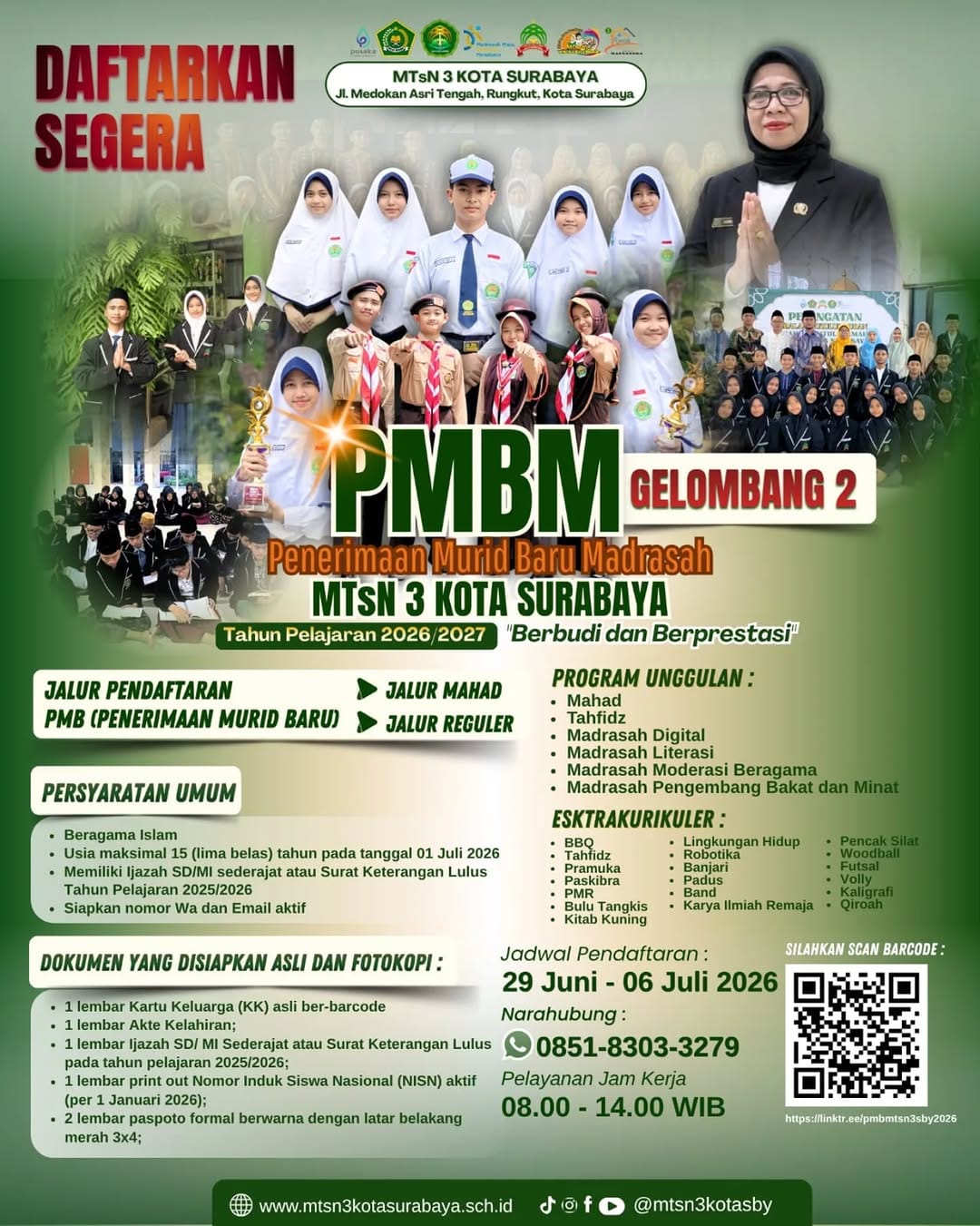 Post 8 by MTsN 3 Kota Surabaya on Instagram (image)