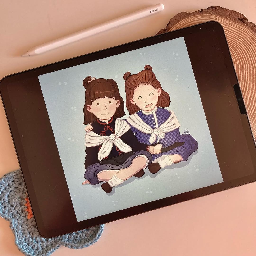 Post 10 by Garazi Espinosa | Illustration on Instagram (image)