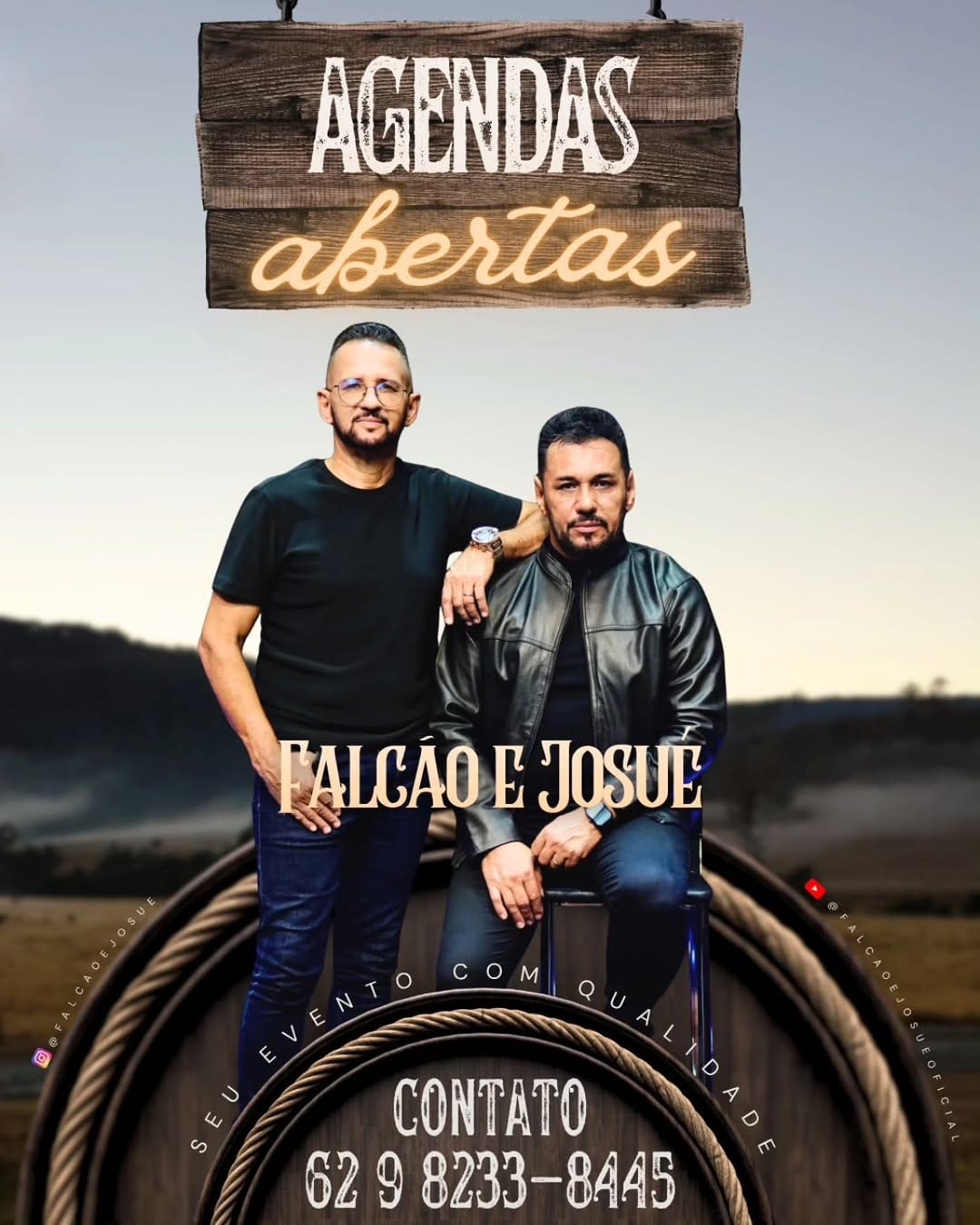 Post 8 by Falcão & Josué on Instagram (image)
