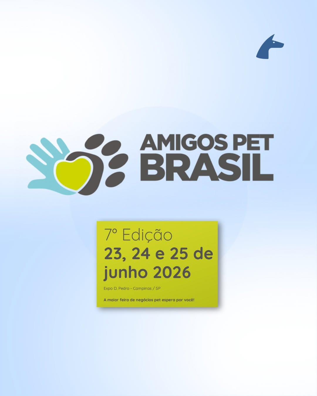 Post 10 by Feira Amigos Pet Brasil 2026 on Instagram (image)