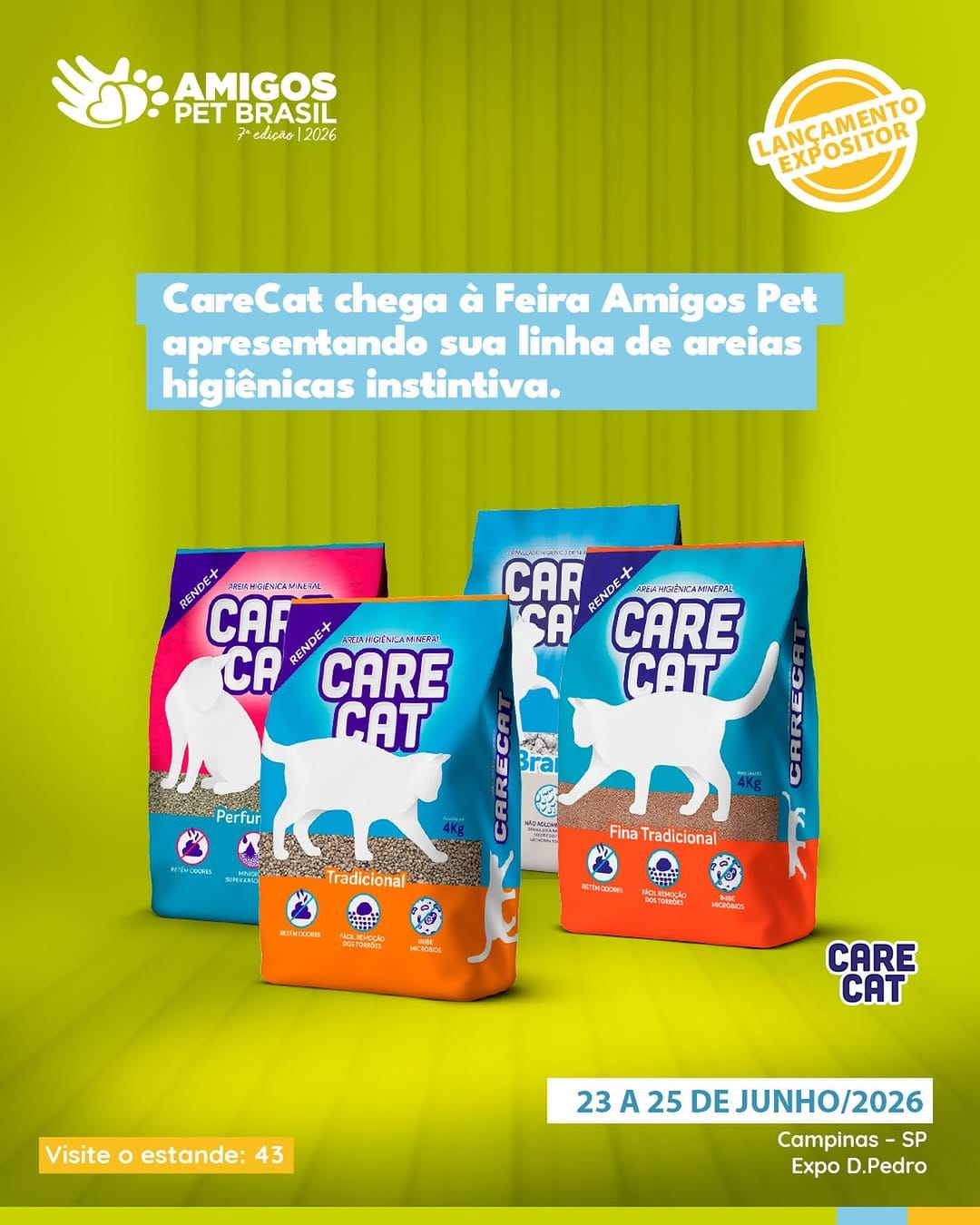 Post 1 by Feira Amigos Pet Brasil 2026 on Instagram (image)