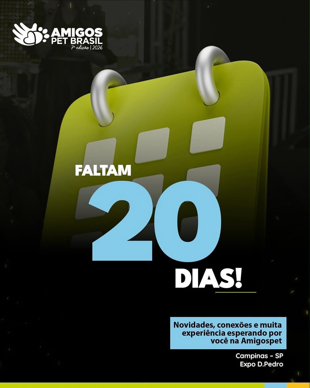 Post 4 by Feira Amigos Pet Brasil 2026 on Instagram (image)