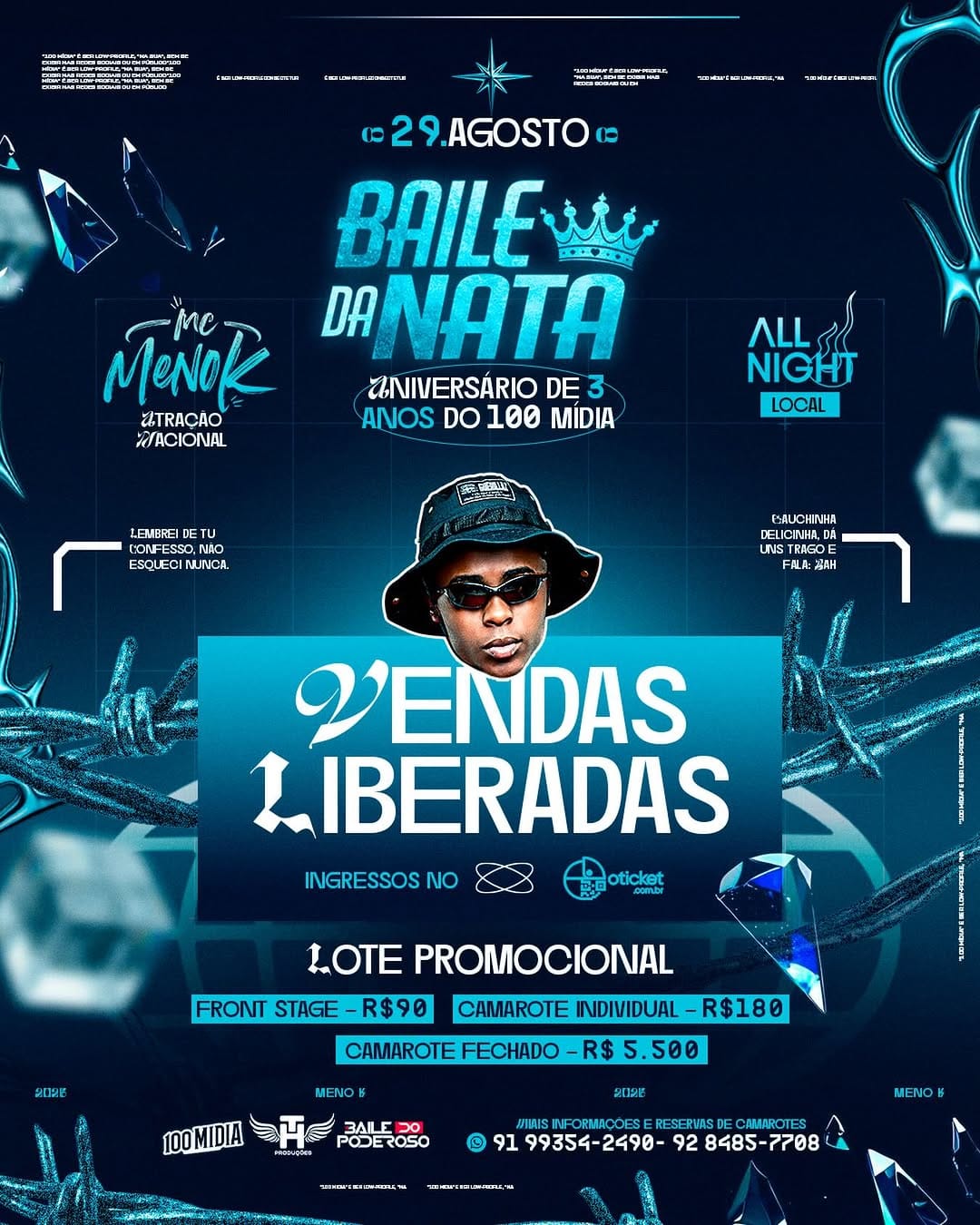 Post 4 by BAILE DO PODEROSO on Instagram (image)