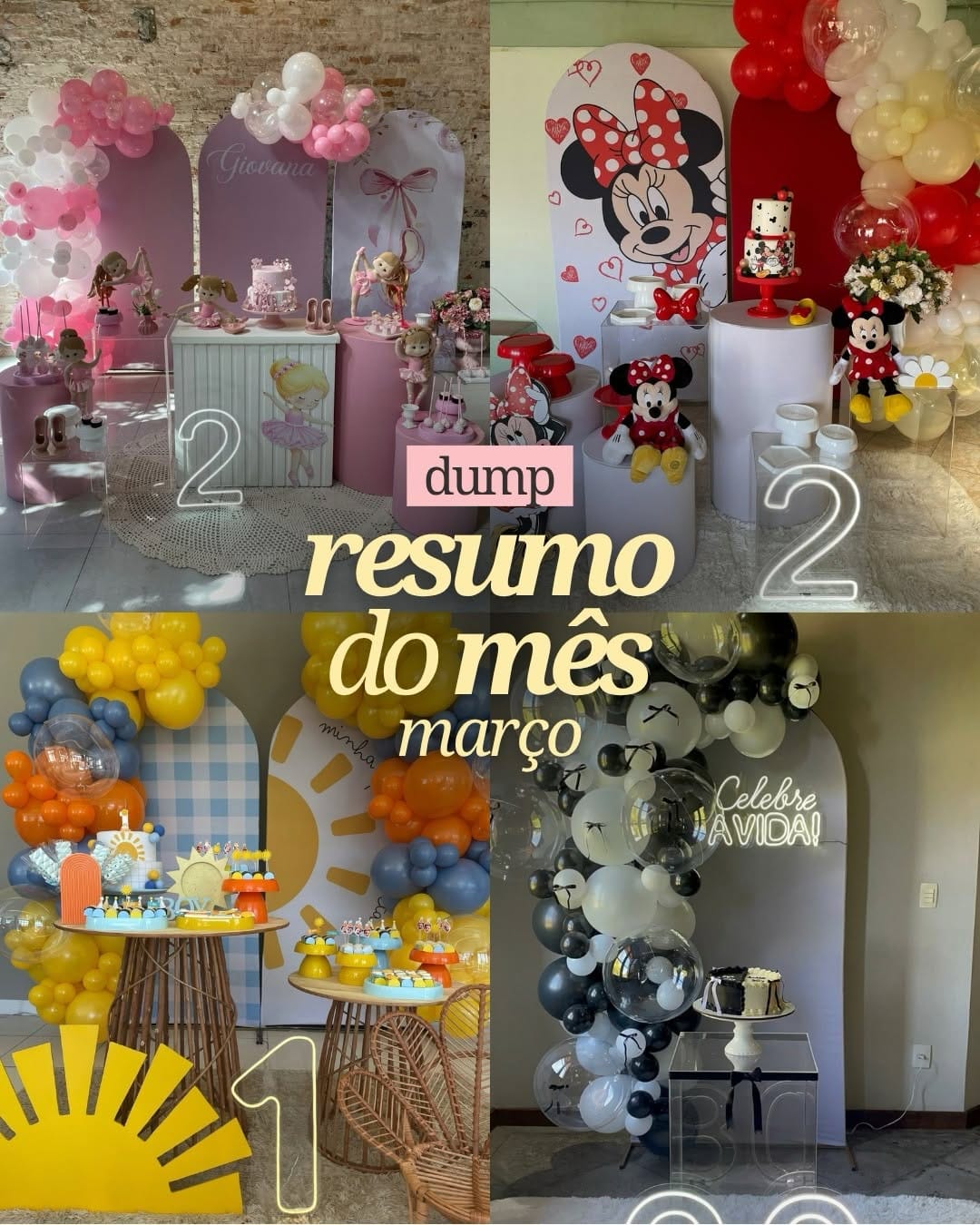 Post 9 by DECORAÇÃO DE FESTAS on Instagram (carousel)