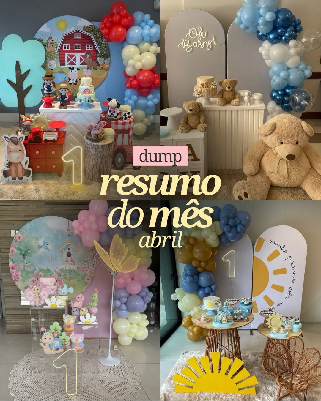 Post 8 by DECORAÇÃO DE FESTAS on Instagram (carousel)