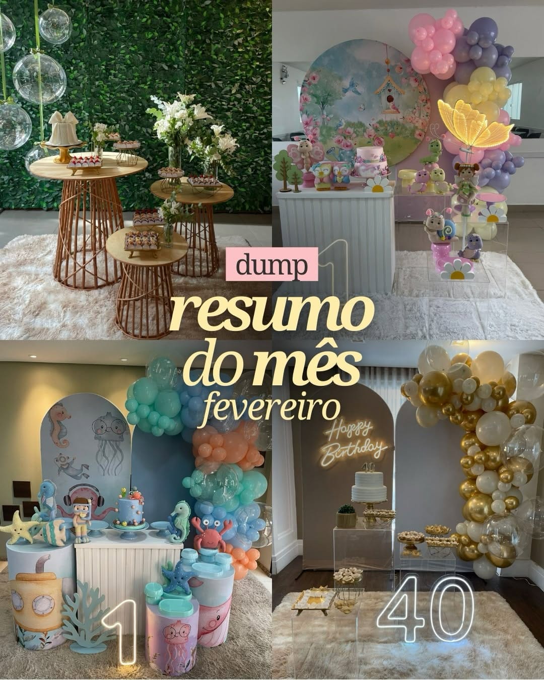 Post 10 by DECORAÇÃO DE FESTAS on Instagram (carousel)