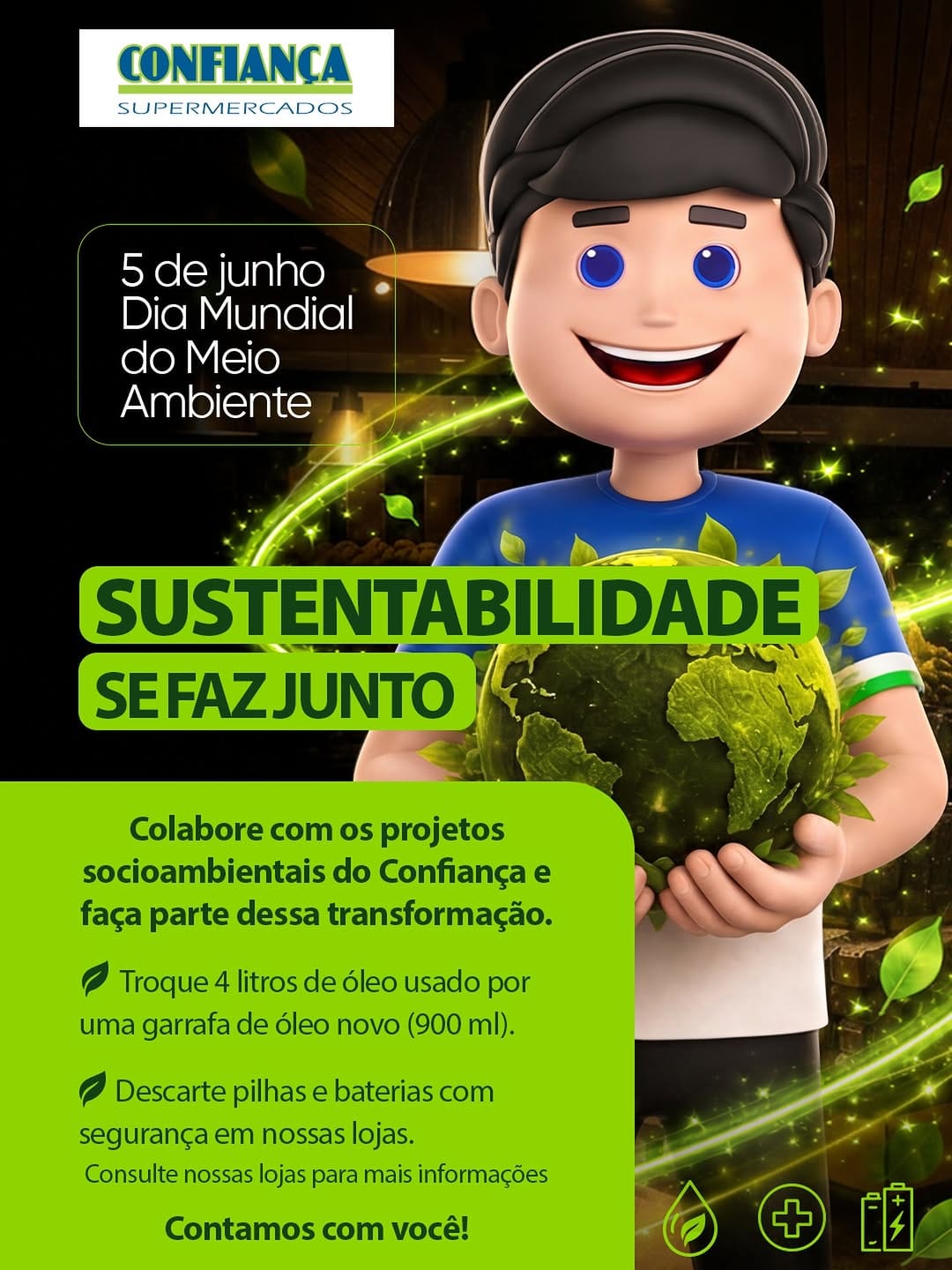 Post 5 by Confiança Supermercados on Instagram (image)