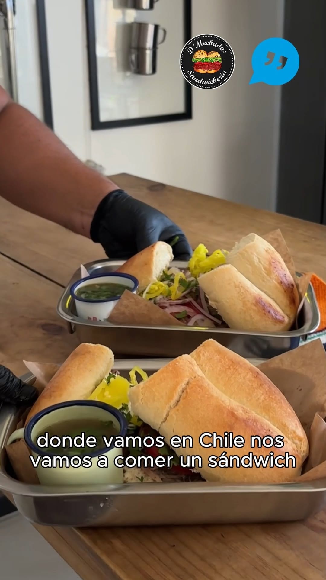 Post 7 by Dmechadas Sandwichería on Instagram (video)