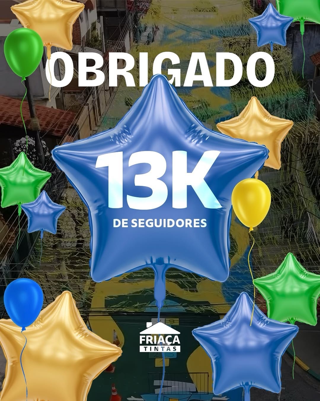 Post 5 by Friaça Tintas on Instagram (image)