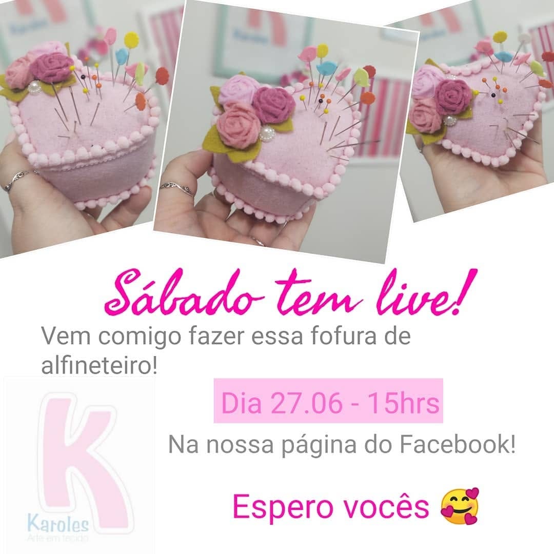 Post 3 by Karoles - Arte em Feltro ❤️ on Instagram (image)