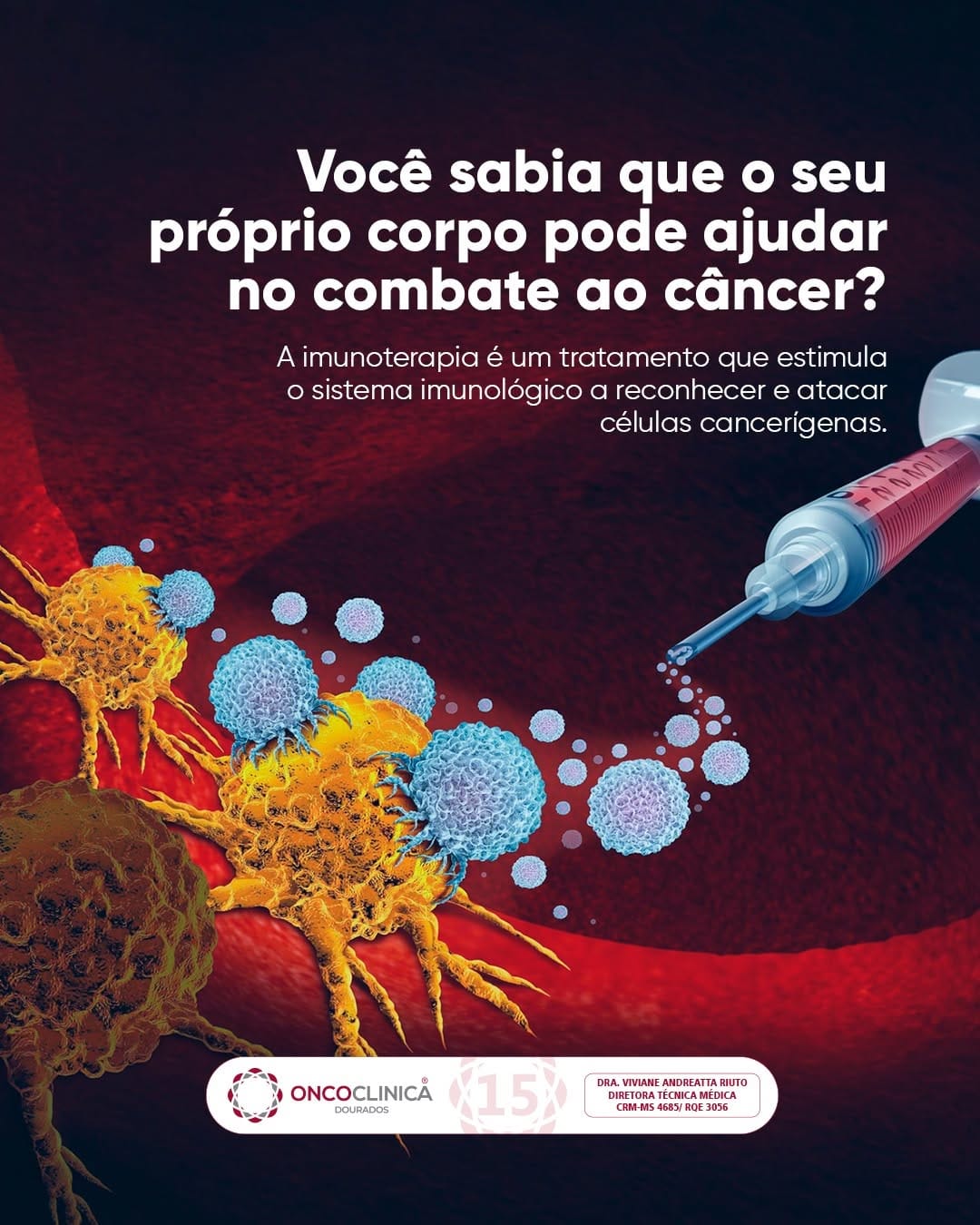 Post 1 by Oncoclínica Dourados ❤️ on Instagram (image)
