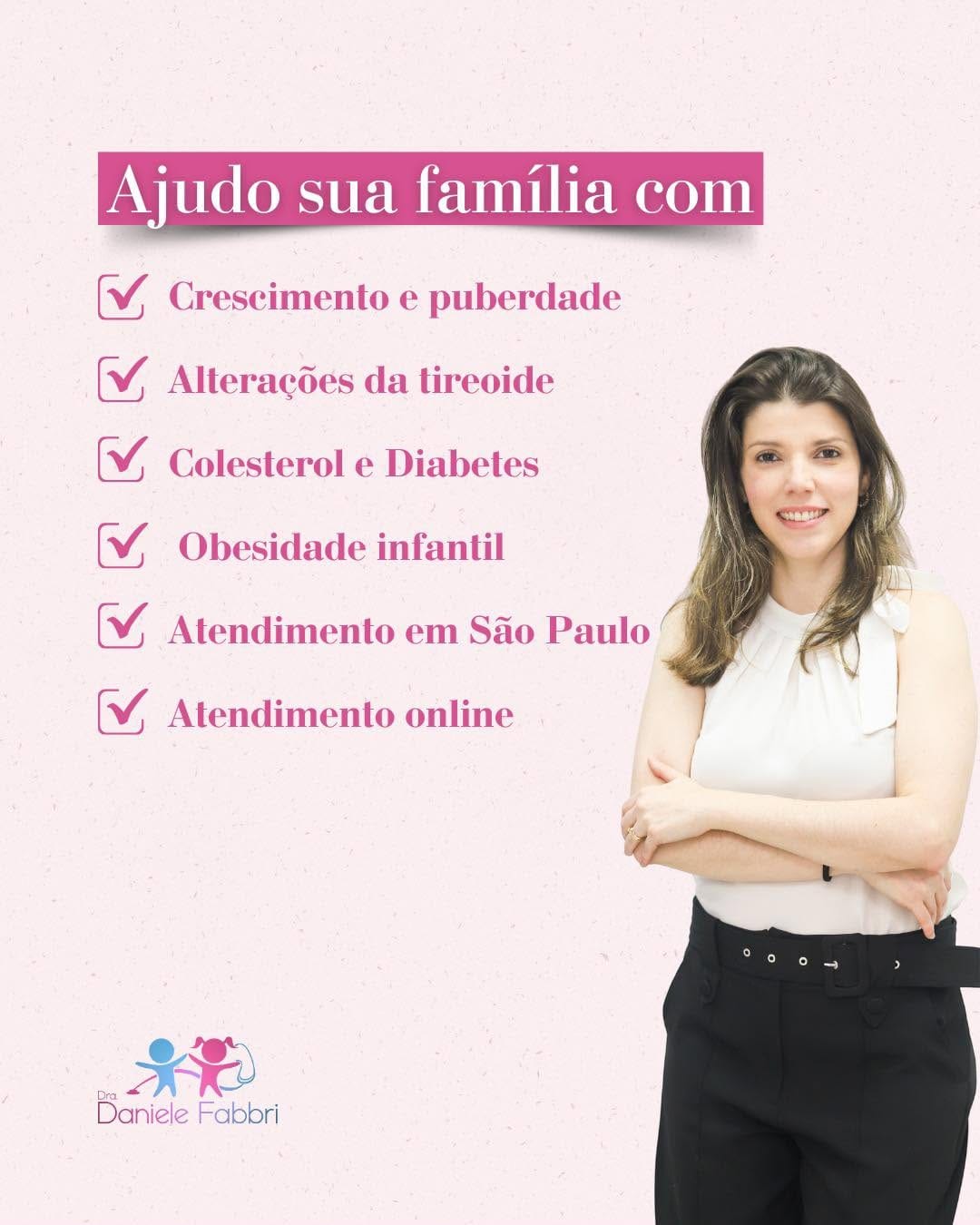 Post 8 by Dra. Daniele | Endócrino Pediatra em SP on Instagram (image)