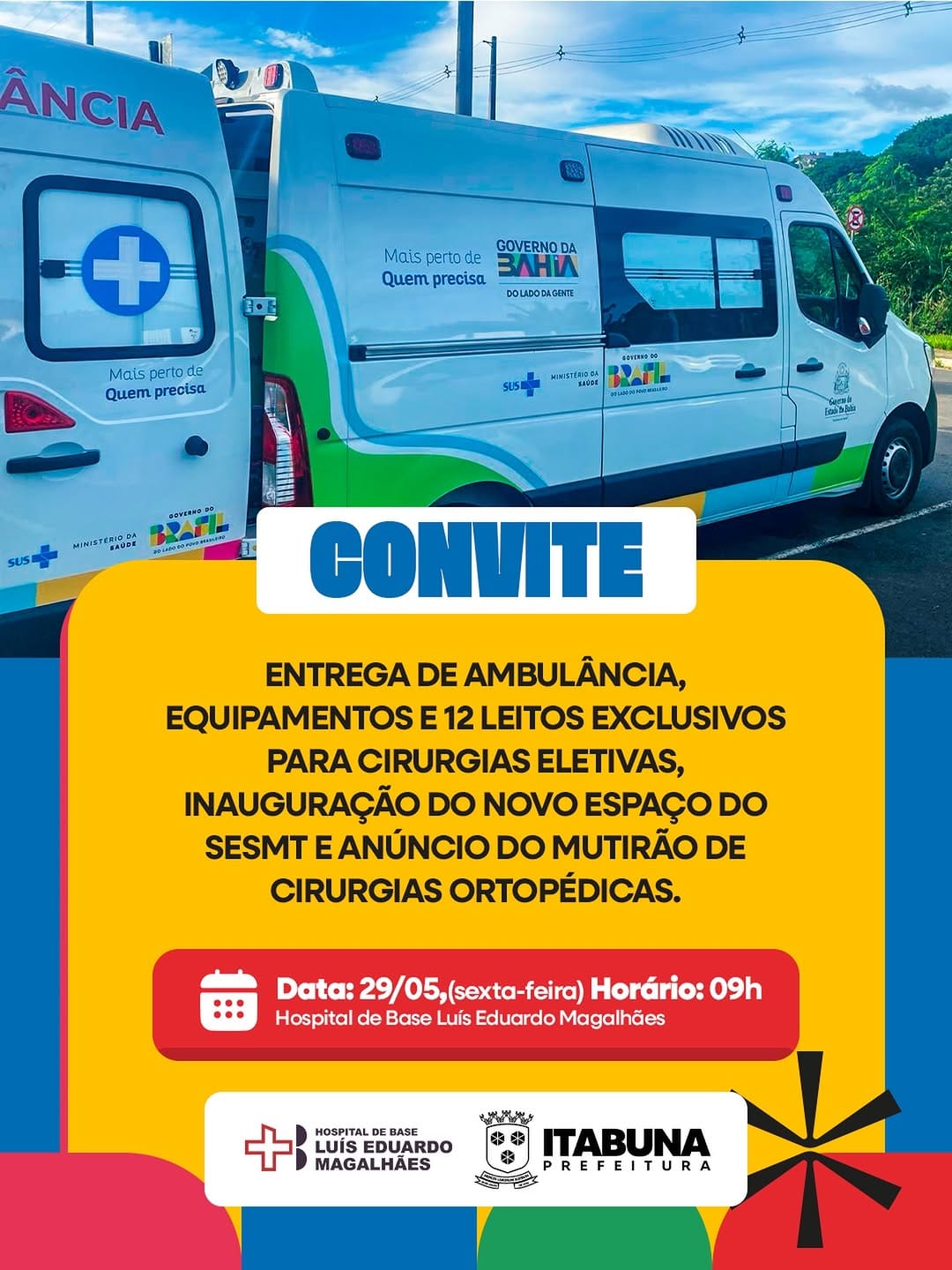 Post 9 by Hospital de Base Luís Eduardo Magalhães Oficial on Instagram (image)