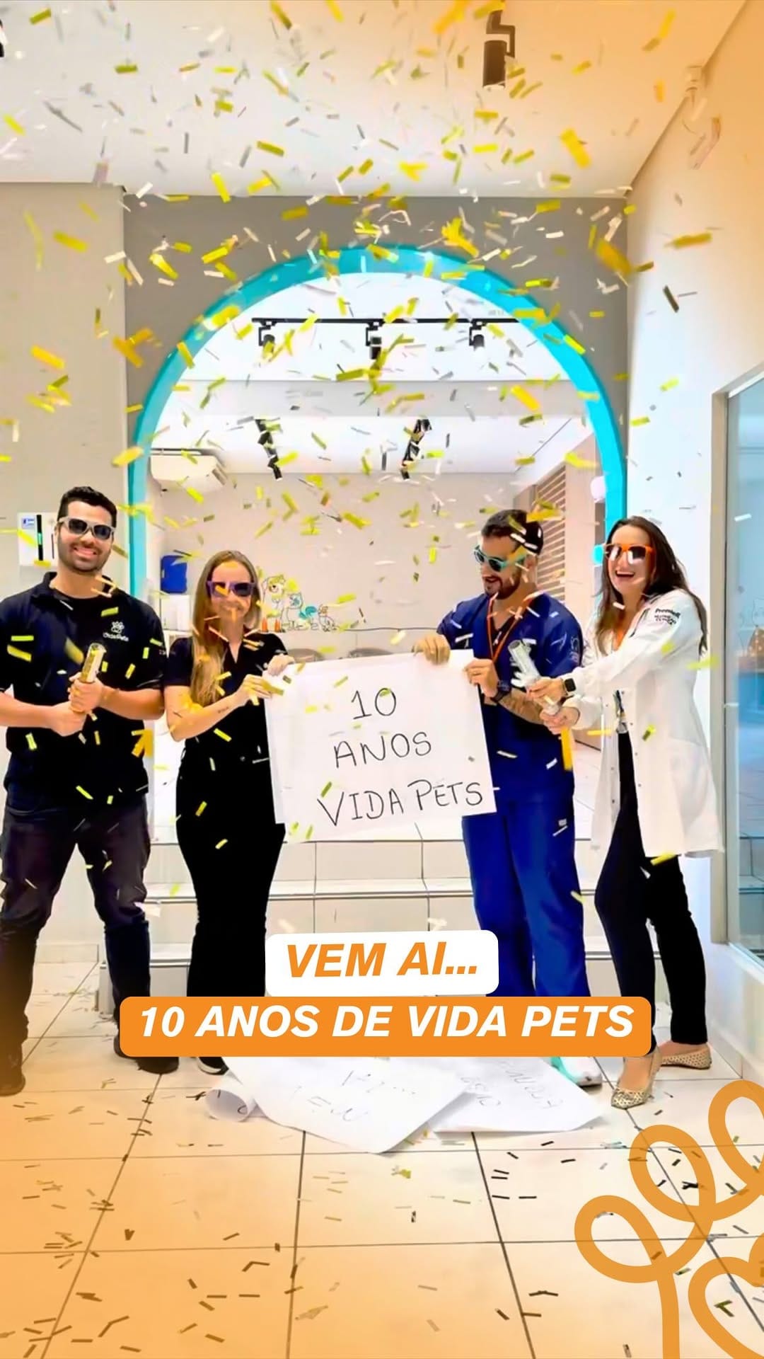 Post 10 by Vida Pets Hospital Veterinário on Instagram (video)