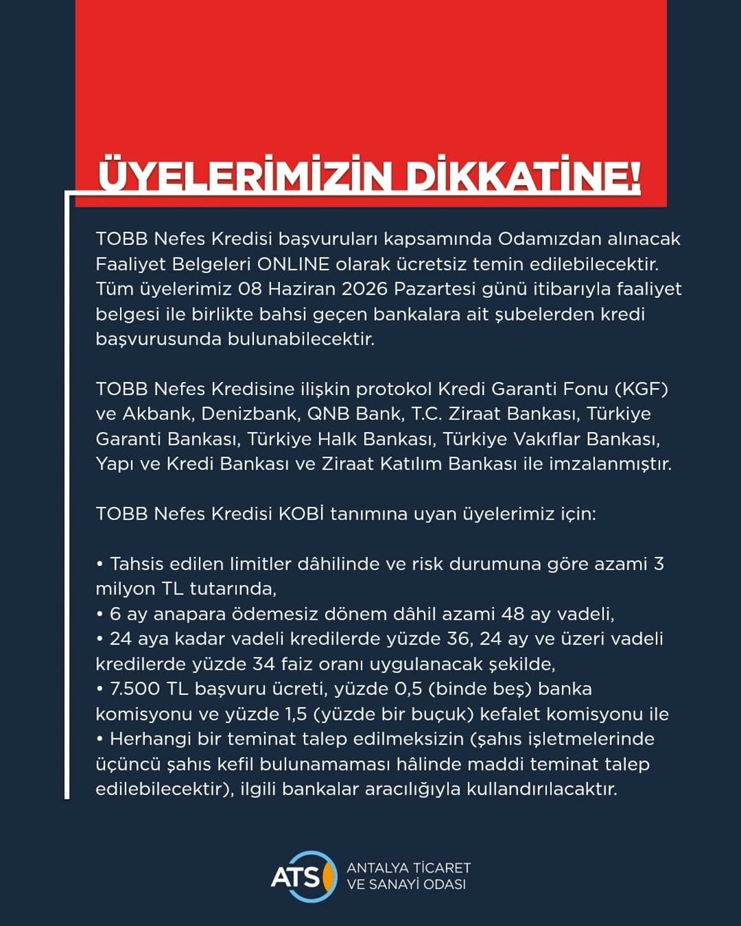 Post 2 by Antalya Ticaret ve Sanayi Odası on Instagram (image)