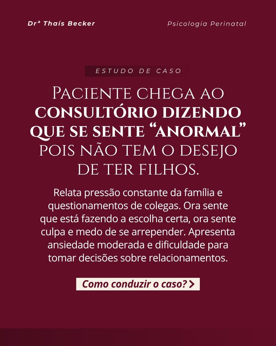 Post 6 by Drª Thaís Becker | Psicologia Perinatal Baseada em Evidências on Instagram (carousel)