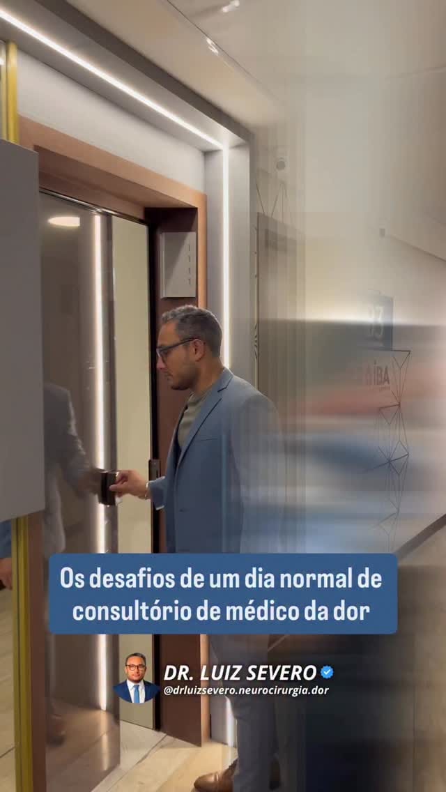 Post 1 by Dr Luiz Severo NEURO  | DOR CRÔNICA Recife e Campina Grande on Instagram (video)