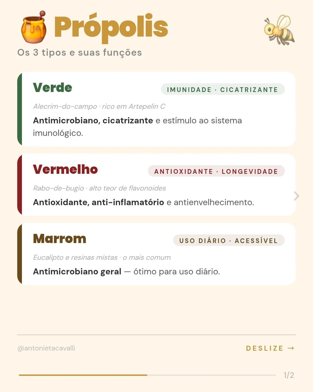 Post 2 by Antonieta Cavalli Nutricionista on Instagram (carousel)