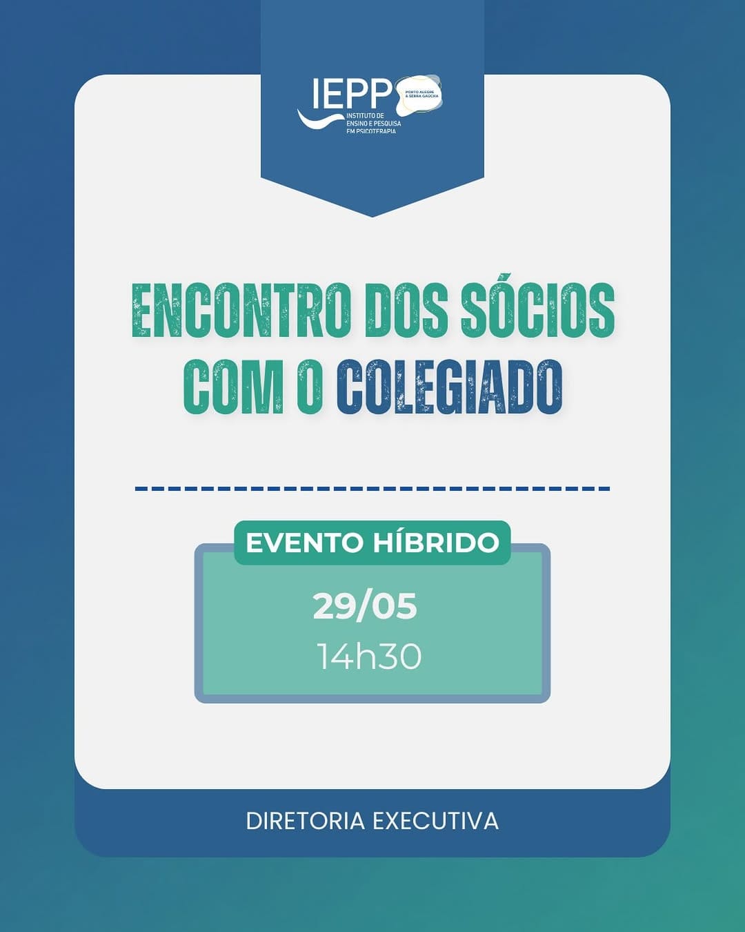 Post 5 by Instituto de Ensino e Pesquisa em Psicoterapia on Instagram (image)