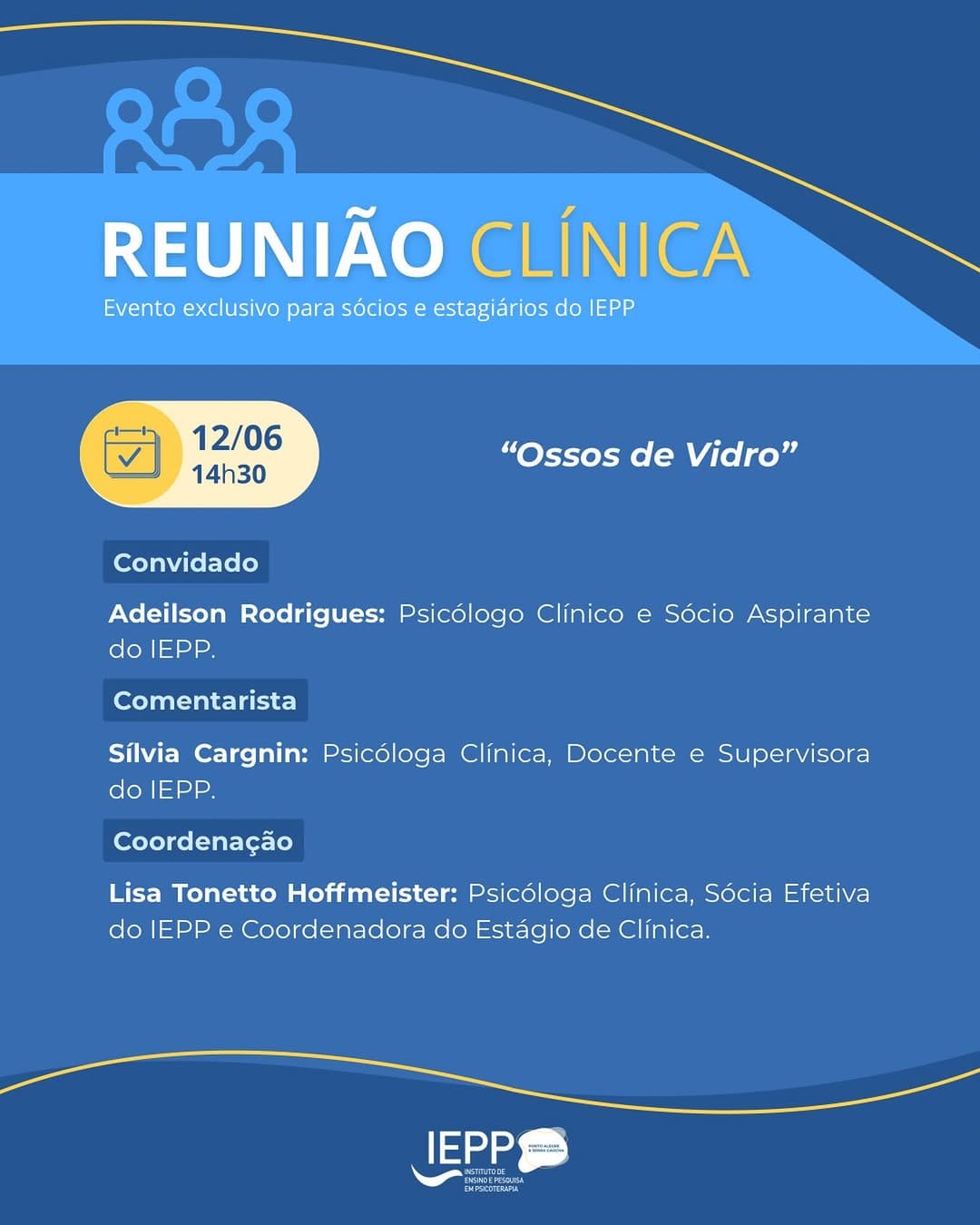 Post 1 by Instituto de Ensino e Pesquisa em Psicoterapia on Instagram (image)