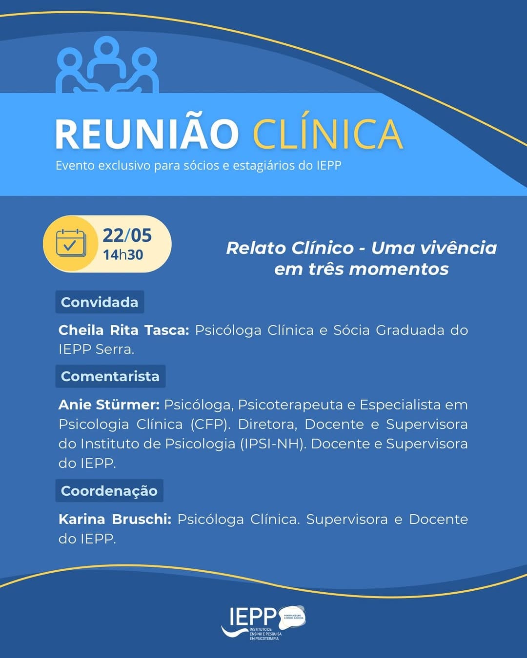 Post 7 by Instituto de Ensino e Pesquisa em Psicoterapia on Instagram (image)