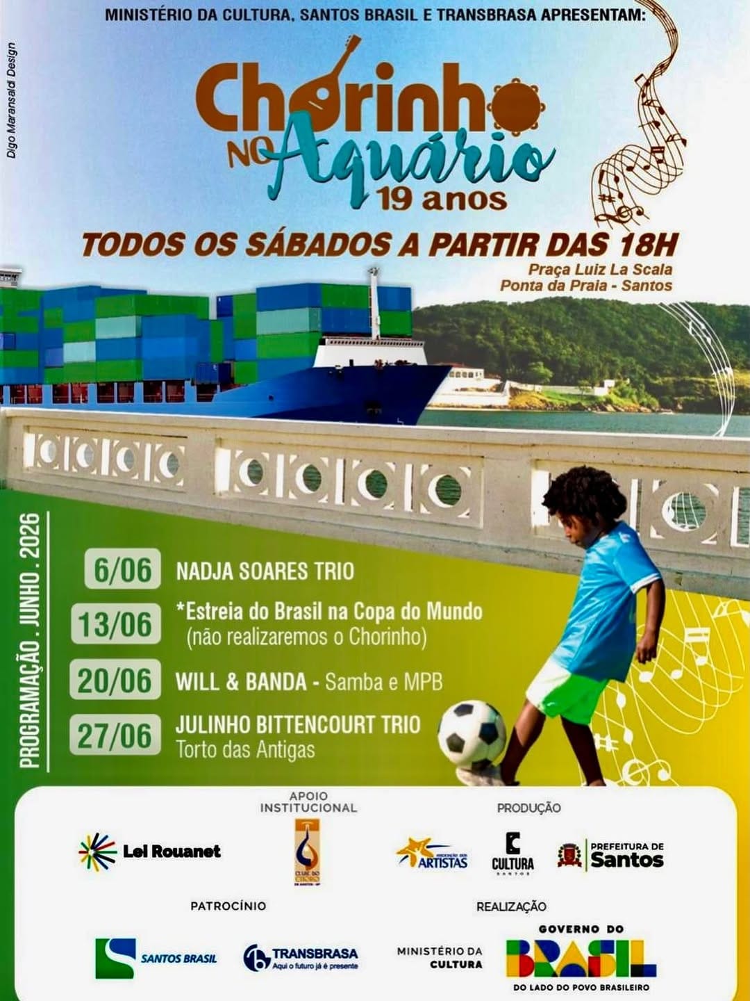 Post 1 by Chorinho no Aquário on Instagram (image)