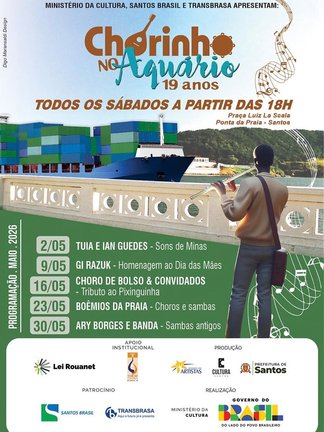 Post 6 by Chorinho no Aquário on Instagram (image)