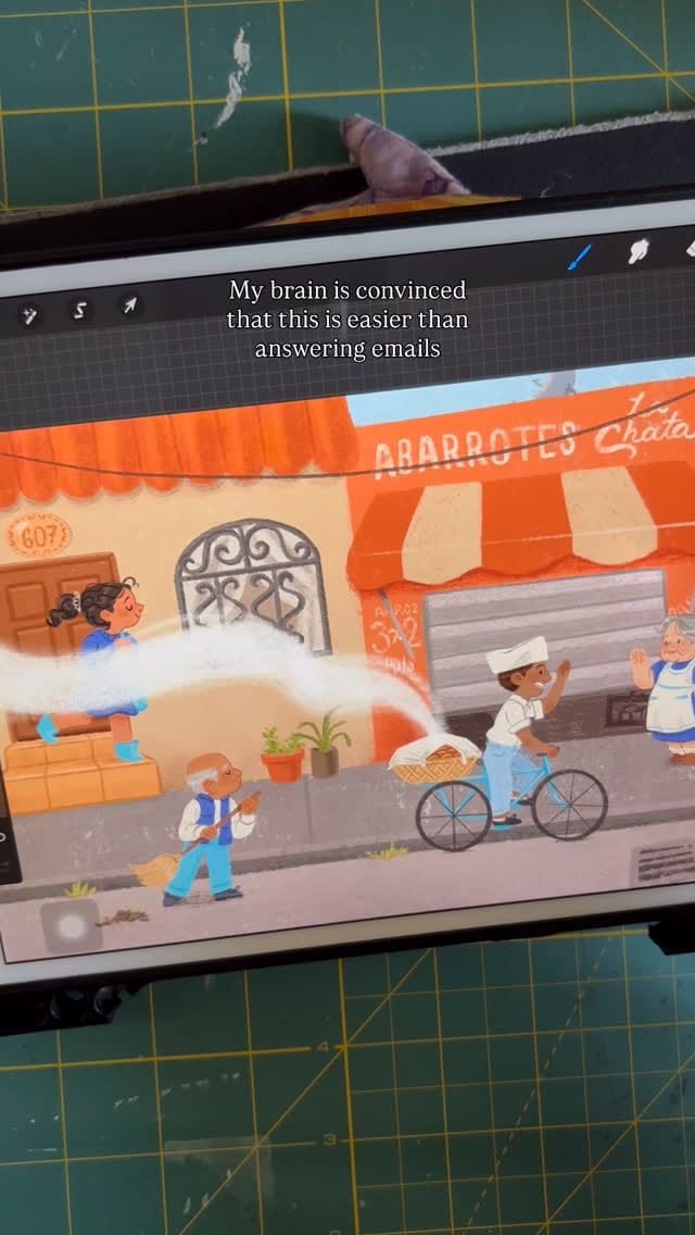 Post 4 by Mariana E. Gutierrez - kid lit illustrator on Instagram (video)